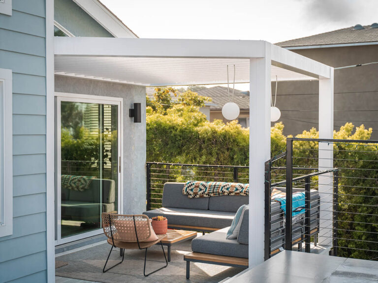 Custom pergola and patio cover design for outdoor living spaces in Indianapolis, IN.