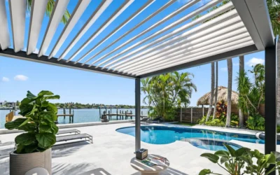 K-BANA&trade; Modular Pergola: Luxury Poolside Cabana Ideas for Your Backyard